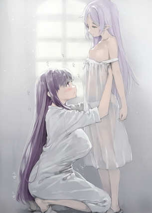 【二次】フェルンちゃんとフリーレン様が可愛い画像とか百合画像とか