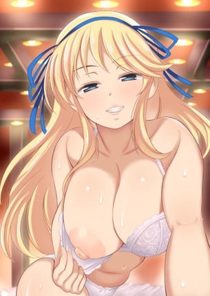 【二次】片乳出してる女の子の画像【エロ】　その２