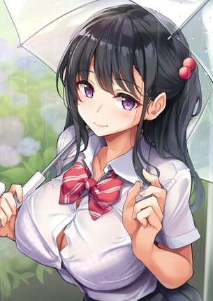 【二次元】服が透け透けになっている美少女達のエロ画像 Part.13 50枚