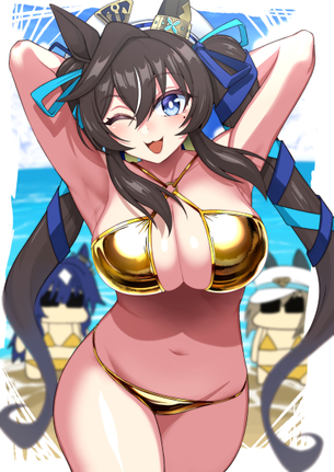 【二次】ウマ娘プリティーダービーの水着画像 ⑩
