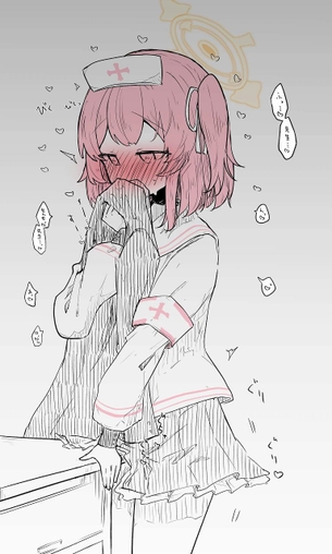 【ニオイ】くんかくんかしながらオナってる匂いフェチ女子の二次エロ画像