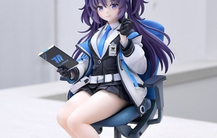 『ブルーアーカイブ』早瀬ユウカのムチムチ太ももに押し付けられたエロい椅子のフィギュア
