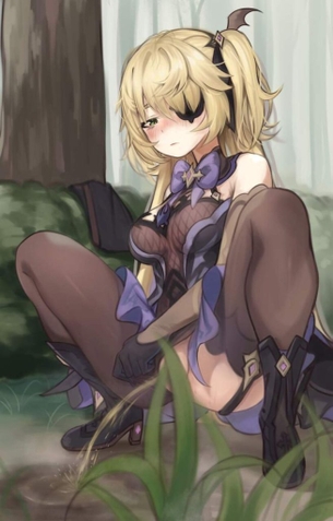 おしっこの虹エロ画像
