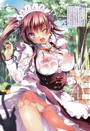 エロ画像】透け透けのエロい画像　梅雨時の制服の女の子をおっかければいいですか!?