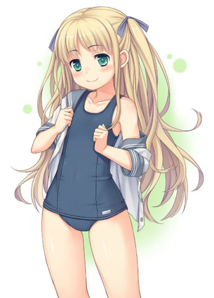 エロ画像】スクール水着エロ画像　スク水のあの何もない感が素晴らしい