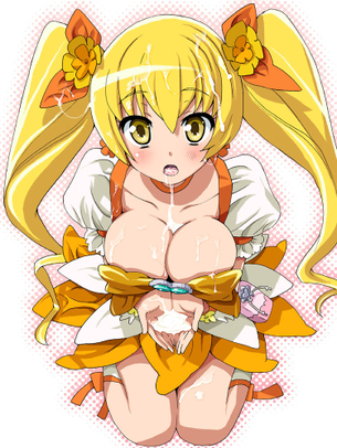 【ハートキャッチプリキュア！】柔肌巨乳の男装淑女キュアサンシャイン（明堂院いつき）の二次エロ画像集 Part.02【ハトプリ】