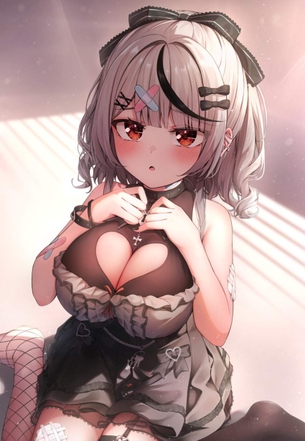 沙花叉クロヱの悩殺必死のセクシーポーズのエロ画像！【ホロライブ】