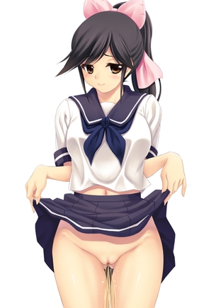 立ちションする女の子！