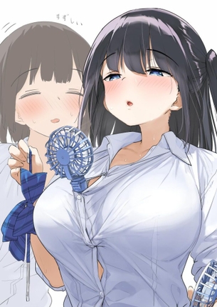 巨乳の萌えイラスト