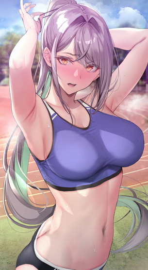 【二次】運動用のスポーツウェアを着た女の子のエロ画像 Part２０