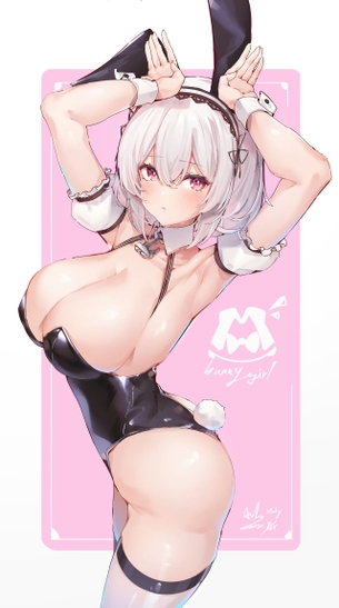【二次元】バニーガール姿の美女達のエロ画像 Part.20 50枚