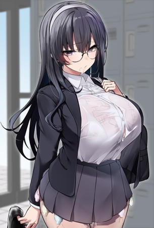 【二次】身体に正の字や落書きされてる女の子のエロ画像 Part６