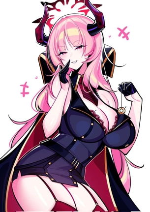 ブルーアーカイブの二次フェチ画像。