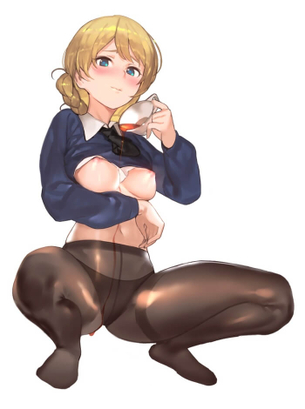 【ガールズ&パンツァー】声優さんのエロボイスに合わせて鑑賞したいダージリンの抜けるエロ画像