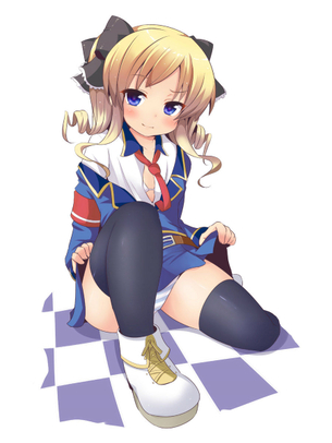 エロ画像】スカートとか洋服をたくしあげてエッチな部分を見せてくれてる女の子のエロ画像　スカートたくしあげたら大事な部分まで!?