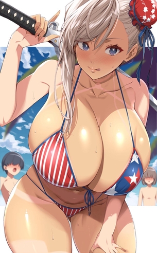 【画像】『FGO』の「宮本武蔵」というドスケベエロ剣豪