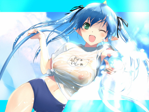 エロ画像】ブルマ・体操着のエロ画像　ブルマは気をつけないとパンツはみ出してるからな