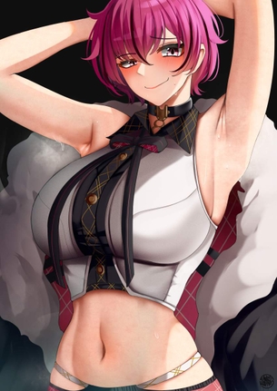 わきフェチの二次フェチ画像。