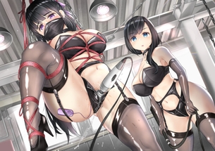 【画像】女の子の裸が密着してる百合エロ画像