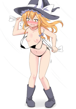 【画像あり】霧雨魔理沙が闇風俗で本番解禁www(東方Project)