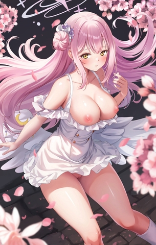 【ブルアカ】いい匂いしそうなピンク髪！聖園ミカのエロ画像！　その２