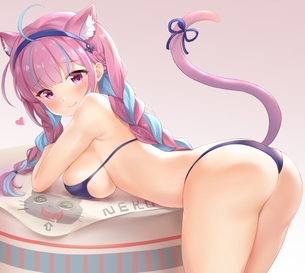 【ホロ】湊あくあちゃんのちょっぴりセンシティブで可愛い二次画像