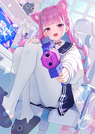 【湊あくあ】セーラー衣装あくたんが可愛すぎる二次画像【hololive】