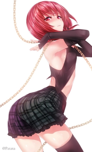 【二次元】赤髪が綺麗な美少女のエロ画像 Part.8 50枚