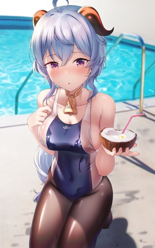 【濡れタイツ】しっとりと濡れた黒タイツがエロい女の子の画像【黒スト】