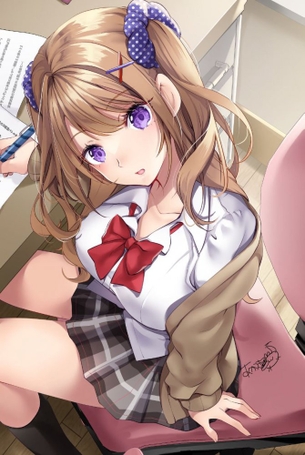 【非・微エロ】土曜日の茶髪美少女画像まとめ その２６０