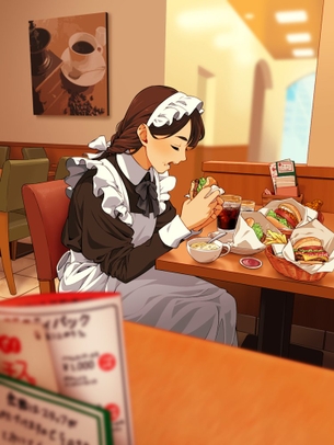 【二次】メイド女子画像　その４４