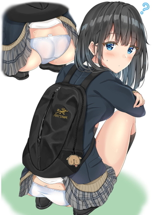 【画像】いいケツした女の子の、シコれる二次画像まとめ