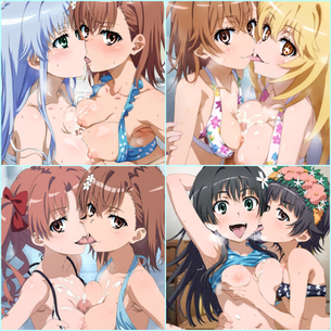 【画像】とあるシリーズの女キャラを百合キスさせてエロHプレイが堪らない2人指名編イラスト集（とある魔術の禁書目録、とある科学の超電磁砲）