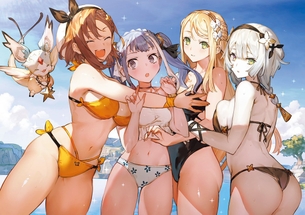 【画像】ライザさん、ひとりだけ下半身がヤバい
