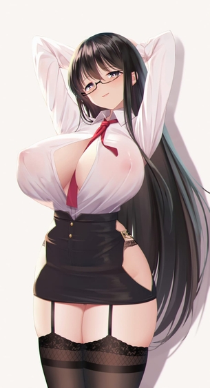 【二次元】ネクタイを身に着けた美少女達のエロ画像 Part.3 50枚