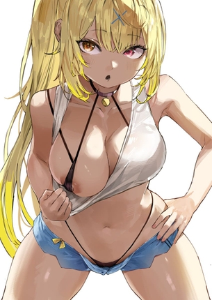 【胸チラ】チラ見えするおっぱいがエロすぎる女の子の二次エロ画像 その8