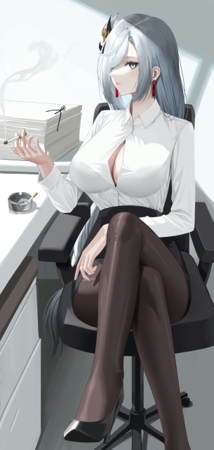 【二次元】美人なOL風女性のエロ画像 Part.12 50枚