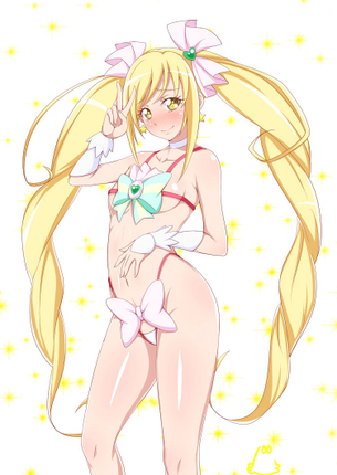 【プリキュア】ちっぱい眩しい幻の白いヒロイン キュアエコー（坂上あゆみ）二次エロ画像集【オールスターズ】