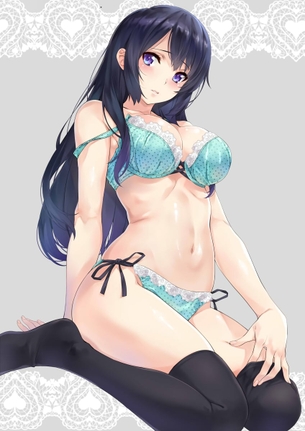 【二次元】おへそ丸出し美少女達のエロ画像 Part.17 50枚