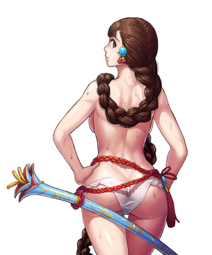 【２次】 背中が綺麗な女の子のエロ画像その４２