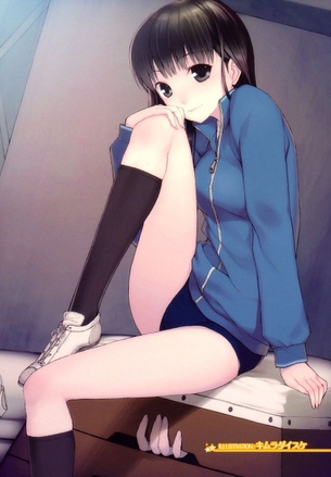 エロ画像】ブルマ・体操着のエロ画像　ブルマは気をつけないとパンツはみ出してるからな