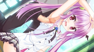 女の子の腋でエロい事してる二次元腋フェチ画像