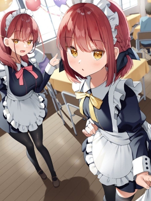 【二次】メイド服を着た女の子の画像まとめ その14【42枚】
