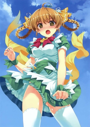 縞パン履いた女の子の画像　その5