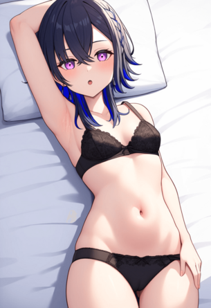 [ぶいすぽっ!][エロ画像]一ノ瀬うるは(いちのせうるは)をベッドに押し倒したよ～♪