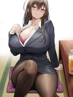 【２次】おっぱいの谷間が素敵な女の子のエロ画像その１３５