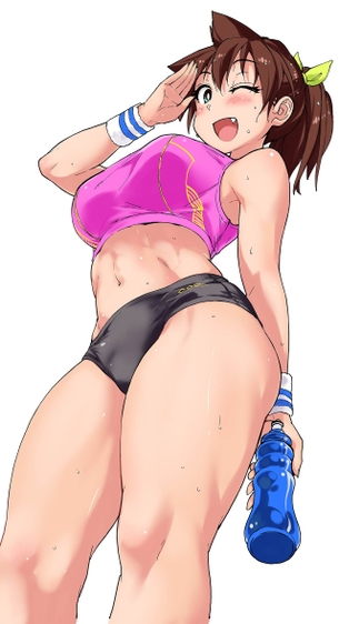 【画像】女の子「汗で匂いヤバいよ？」メスのフェロモンを感じられる二次イラストがこちら