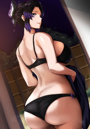 【２次】黒い下着の女の子のエロ画像その６１