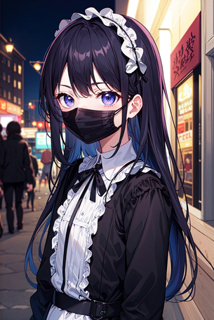 【AIイラスト】マスクをつけた女の子のAIイラストまとめ【アニメ調】 [AI Generated]