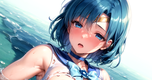 【美少女戦士セーラームーン】セーラーマーキュリー エロ画像集 その３ [AI Generated]